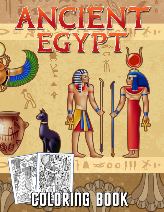 Knjiga Ancient Egypt Coloring Book Veta Aguirre