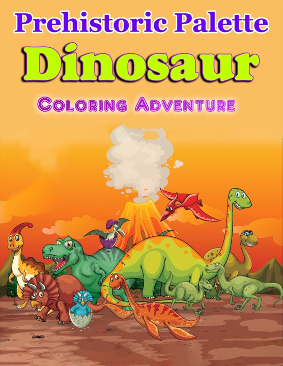 Kniha Dinosaur Coloring Adventure Nico Bökenkröger