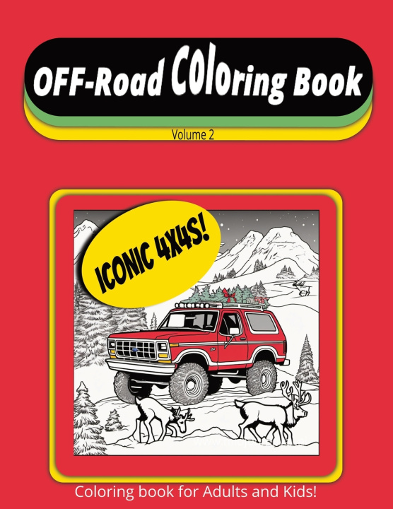 Book Off-Road Coloring Book Volume 2 Jack Sio