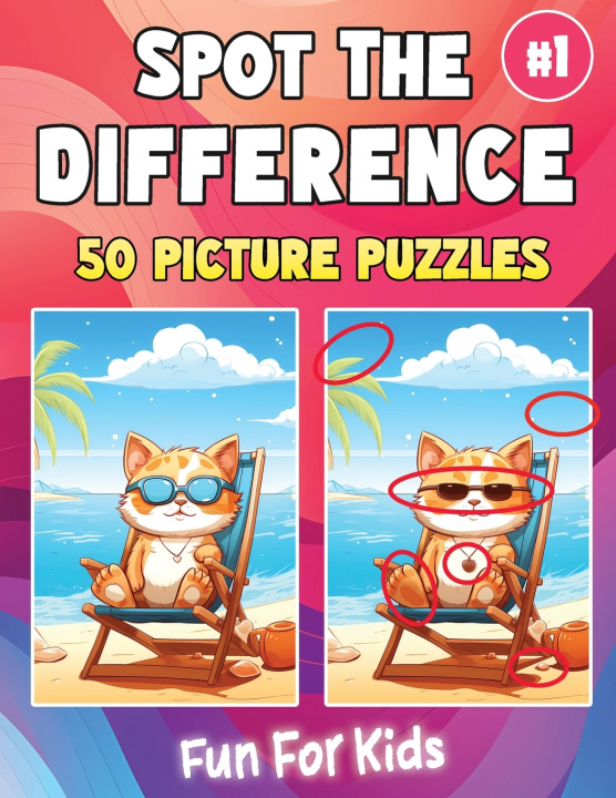 Knjiga Spot the Difference Book for Kids Ages 6-10, Volume 1 Creative Contributors