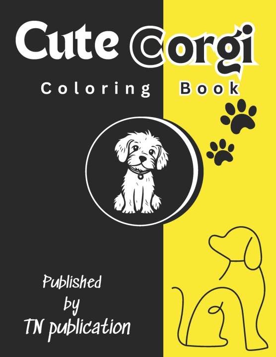 Kniha Cute Corgi Coloring Book TN Publication
