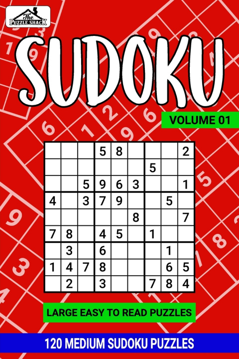 Kniha Medium Sudoku Puzzle Shack
