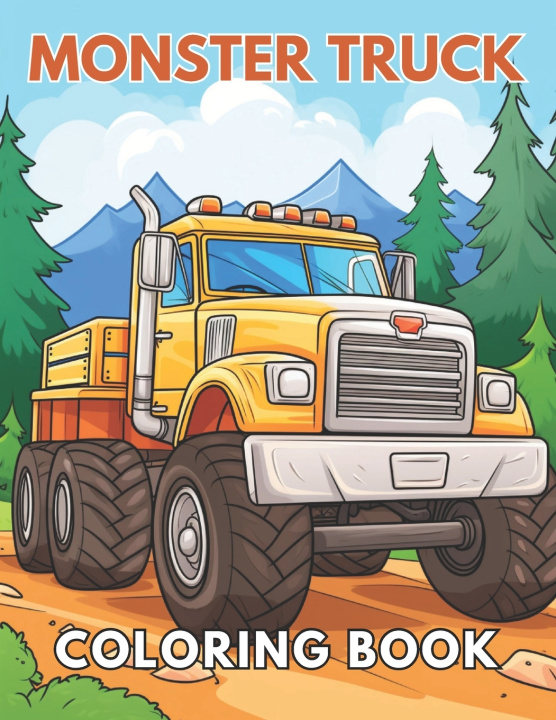 Book Monster Truck Coloring Book Demetris MD