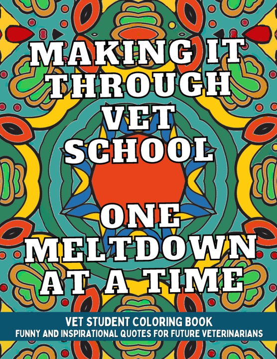 Book Vet Student Coloring Book MyCreations Press