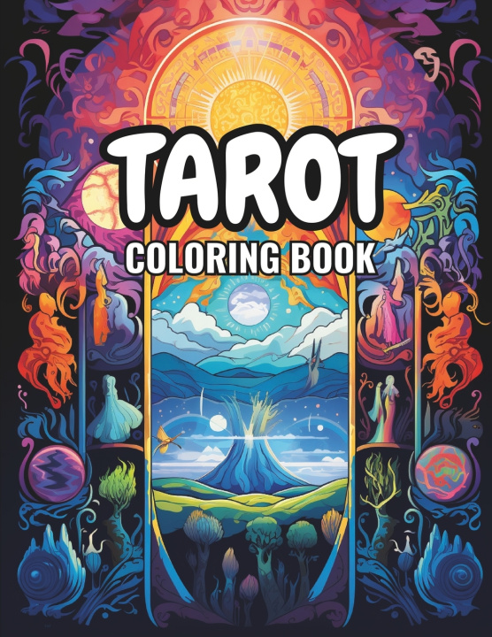 Book Tarot Coloring Book Cecilia G. Miller