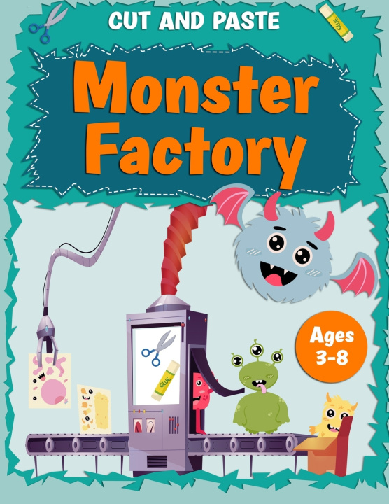 Kniha CUT AND PASTE MONSTER FACTORY Klikasten