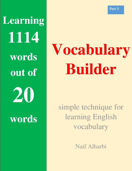 Kniha Vocabulary Builder Naif Alharbi