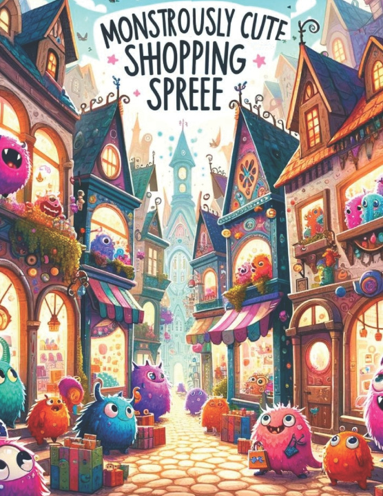 Knjiga Coloring Book - Monstrously Cute Shopping Spree Laura Lugo