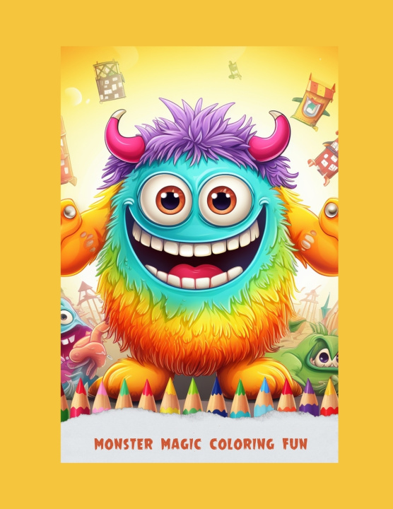 Kniha Monster Magic Coloring Fun Pro K