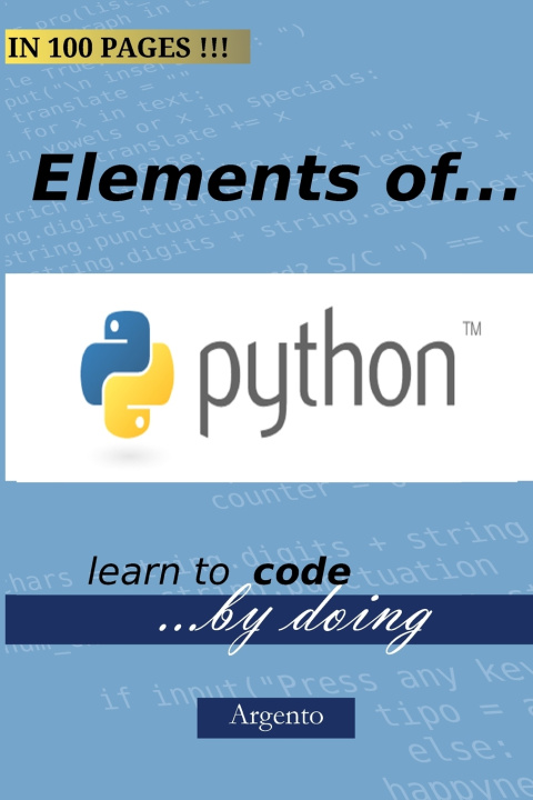Book The Elements Of Python Argento Publishing
