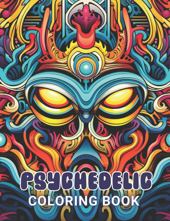 Kniha Psychedelic Coloring Book Gertrude Walsh