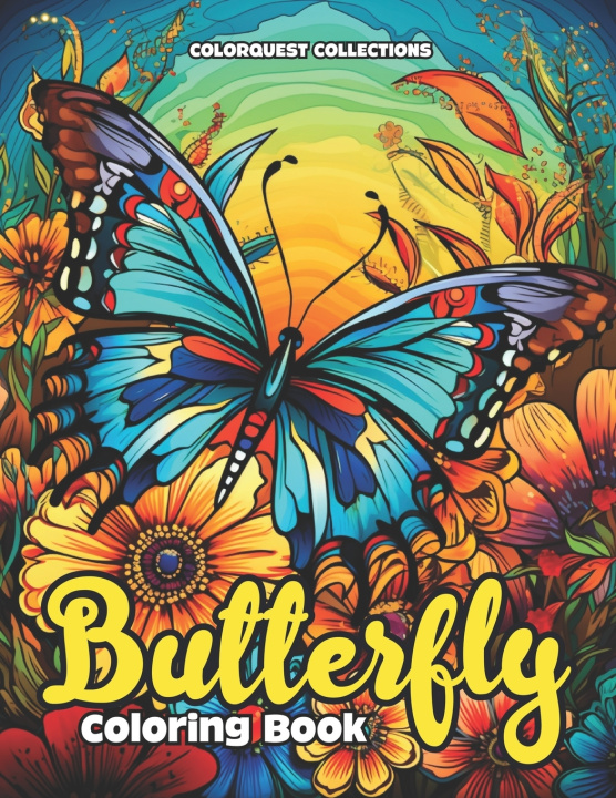 Book Butterfly Coloring Book Hey Sup Bye Publishing