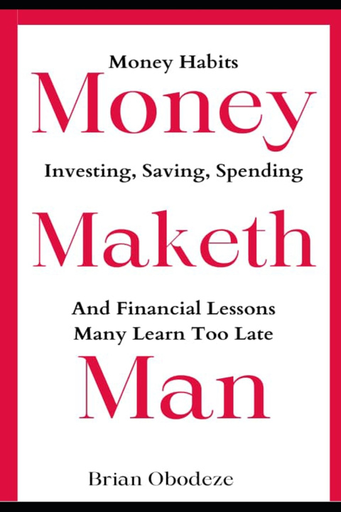 Book Money Maketh Man BRIAN OBODEZE