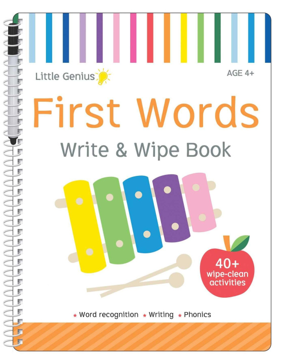 Knjiga First Words: Write & Wipe Activity Book 