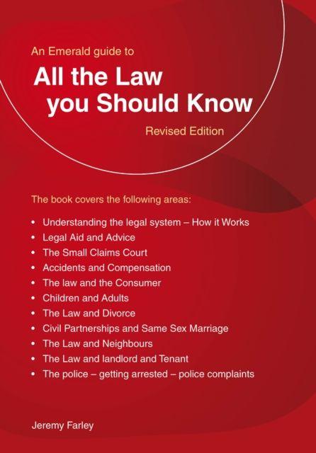 Book All The Law You Should Know Jeremy Farley