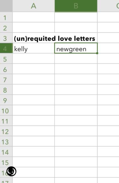 Book Unrequited Love Letters Kelly Newgreen