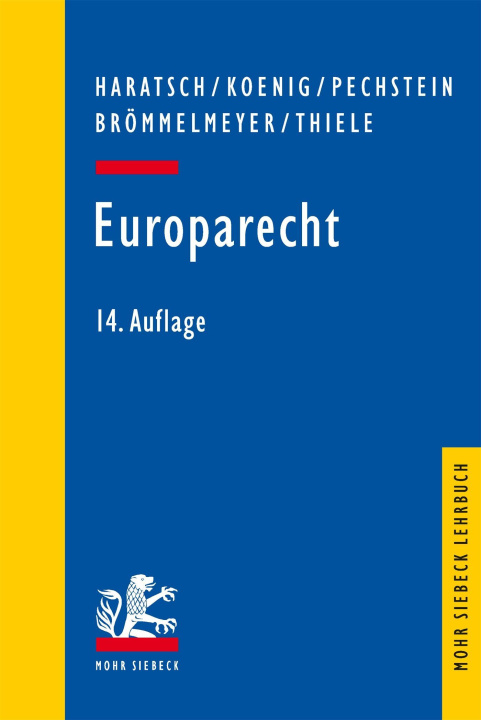 Buch Europarecht Christoph Brömmelmeyer