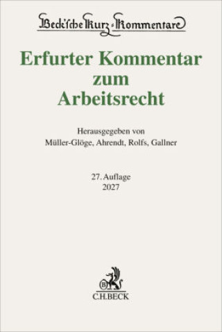 Książka Erfurter Kommentar zum Arbeitsrecht Christian Rolfs