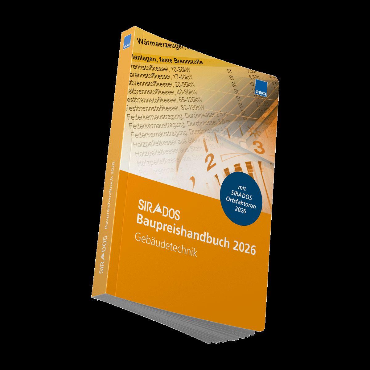 Kniha SIRADOS Baupreishandbuch Gebäudetechnik 2026 
