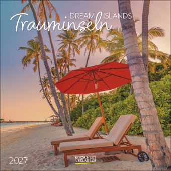 Calendar/Diary Trauminseln 2027 Korsch Verlag