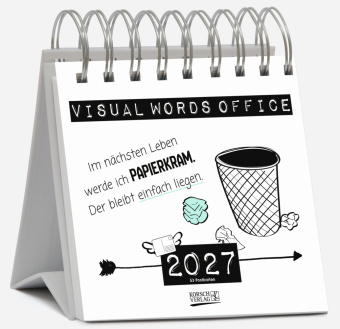 Koledar/Rokovnik Visual Words Office 2027 Korsch Verlag