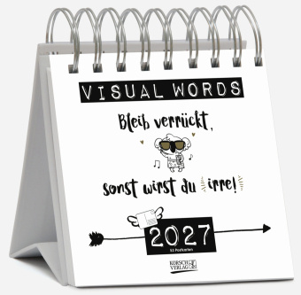 Koledar/Rokovnik Visual Words 2027 Korsch Verlag