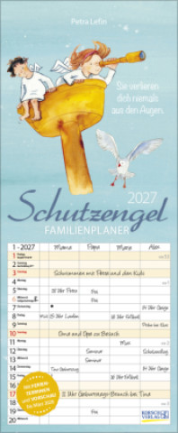 Koledar/Rokovnik Familientimer Schutzengel 2027 Petra Lefin