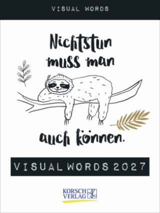Calendar/Diary Visual Words 2027 Korsch Verlag