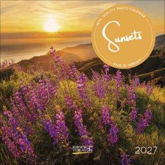 Kalendár/Diár Sunsets 2027 Korsch Verlag