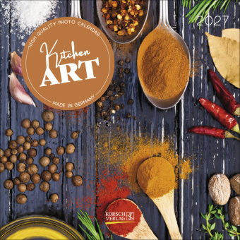 Kalendár/Diár Kitchen Art 2027 Korsch Verlag
