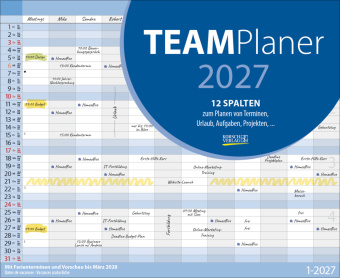 Kalendár/Diár Teamplaner 2027 Korsch Verlag