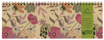 Koledar/Rokovnik Tischkalender Edition Natur Blumenwiese 2027 quer Korsch Verlag
