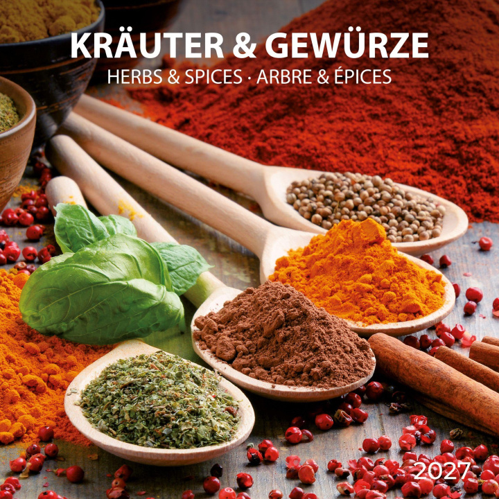 Calendar/Diary Kräuter und Gewürze / Herbs & Spices 2027 
