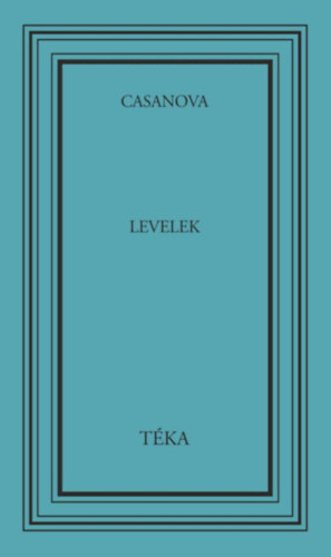 Kniha Levelek Giacomo Casanova