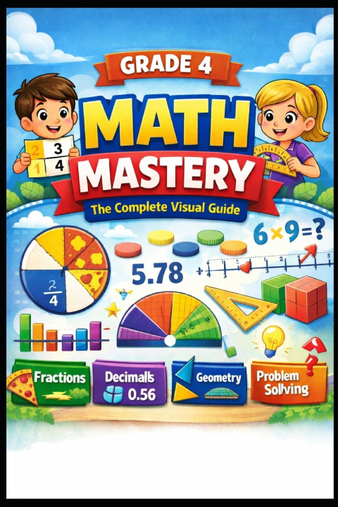 Kniha GRADE 4 MATH MASTERY The Complete Visual Guide Mir Hossain