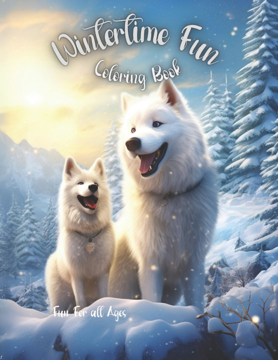 Knjiga Wintertime fun Coloring book Jessica martinez