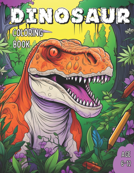 Knjiga Dinosaur Coloring Book Mac Silver