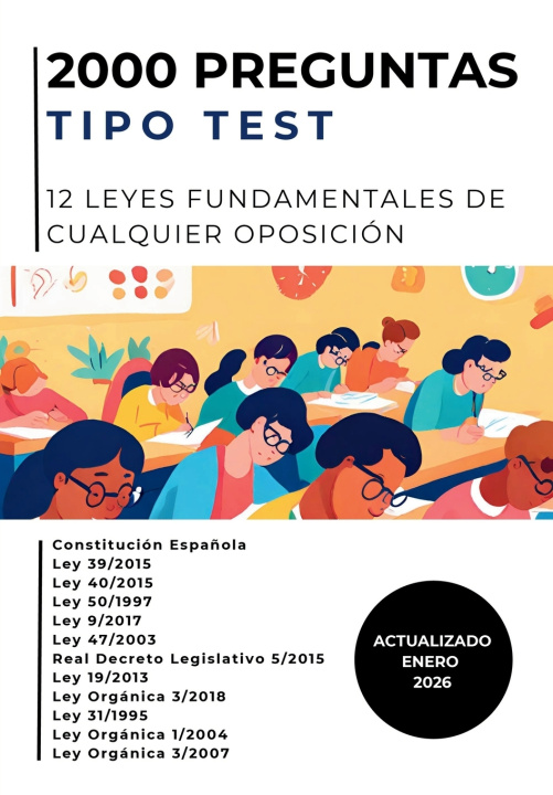 Boek 2000 preguntas tipo test Rocío Puertas Sánchez