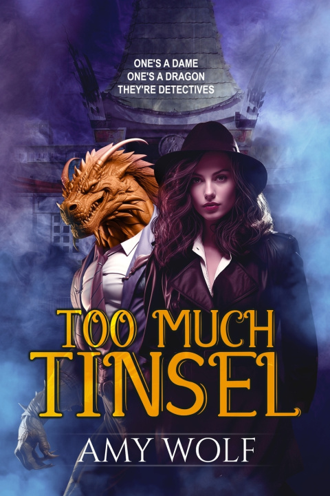 Boek Too Much Tinsel Amy Wolf