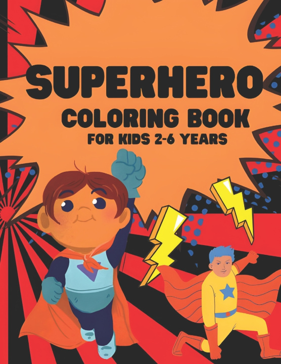 Kniha Superhero - coloring book Filters