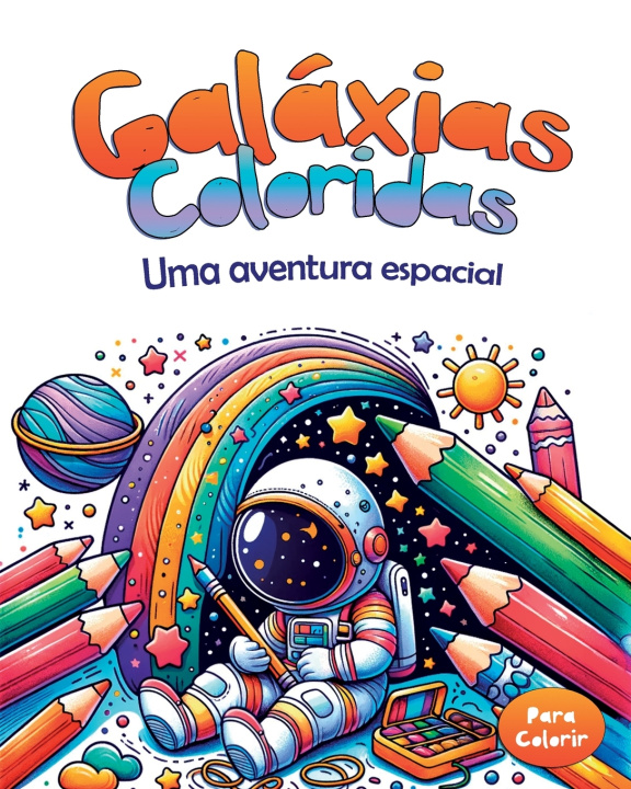 Książka Galáxias Coloridas Djalma Costa
