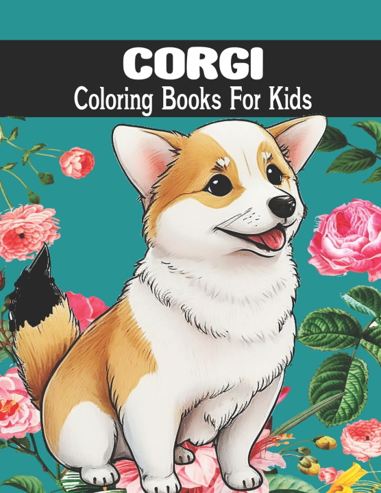 Książka Corgis coloring book for kids Oussama Zinaoui