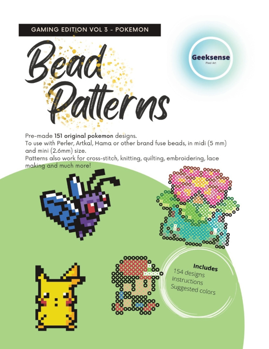 Kniha Bead Patterns Geeksense Pixel Art