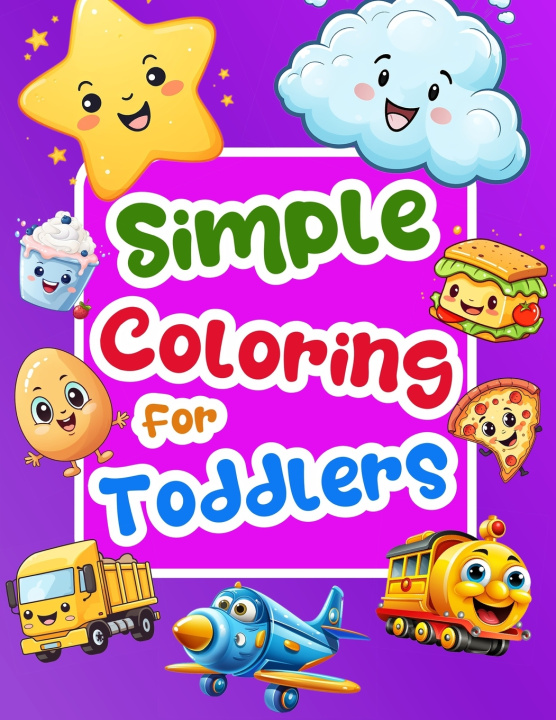 Książka Simple Coloring For Toddler NP Little School