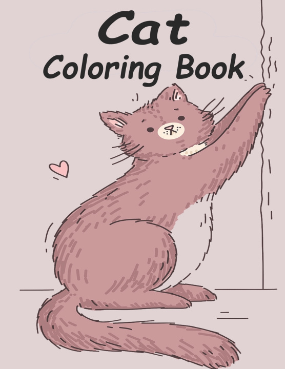Knjiga Cat Coloring Book Oussama Zinaoui