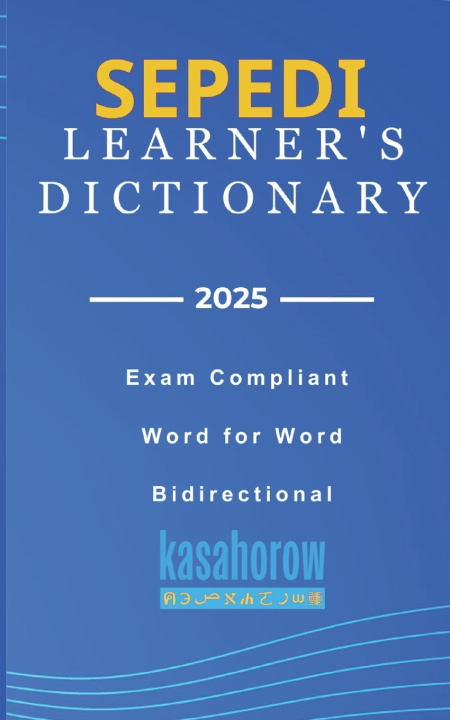 Kniha Sepedi Learner's Dictionary kasahorow