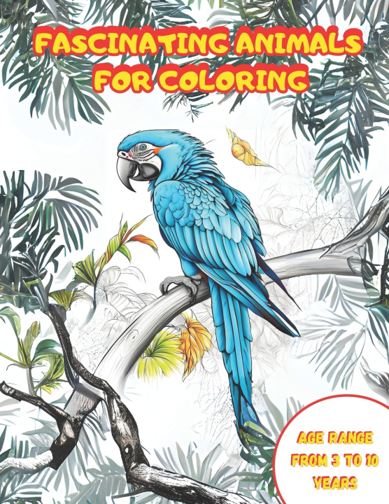 Kniha FASCINATING ANIMALS FOR COLORING SOLIMAR CAMARGO COSTA