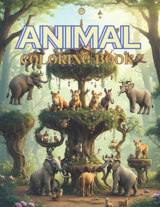 Knjiga animal coloring book Dibakar Paik