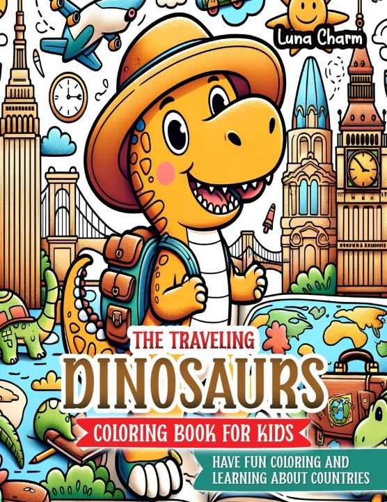 Kniha The Traveling Dinosaurs Luna Charm