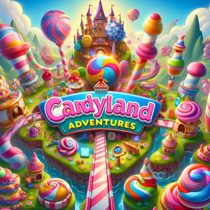Kniha Candyland Adventures Colorama Arts